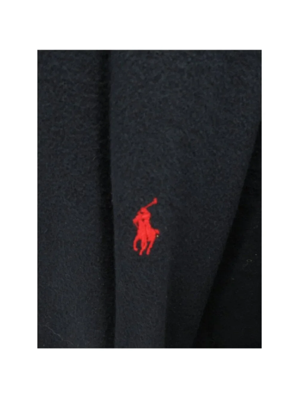 VINTAGE Polo Ralph Lauren Shirt XL Navy Flannel Button Down Red Pony
